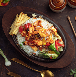 Peri Peri Square Sizzler at 3Seventy Kitchen