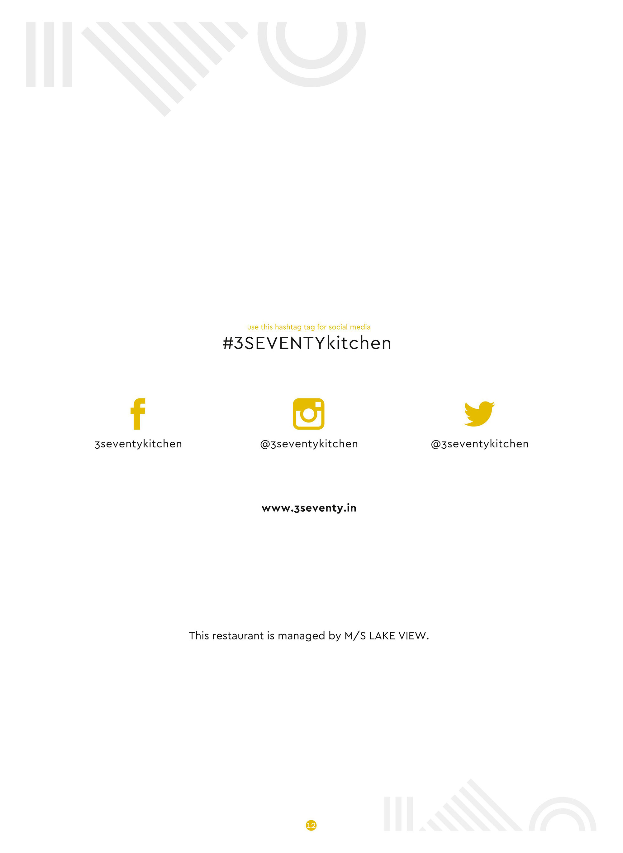 3Seventy Kitchen Regular Menu